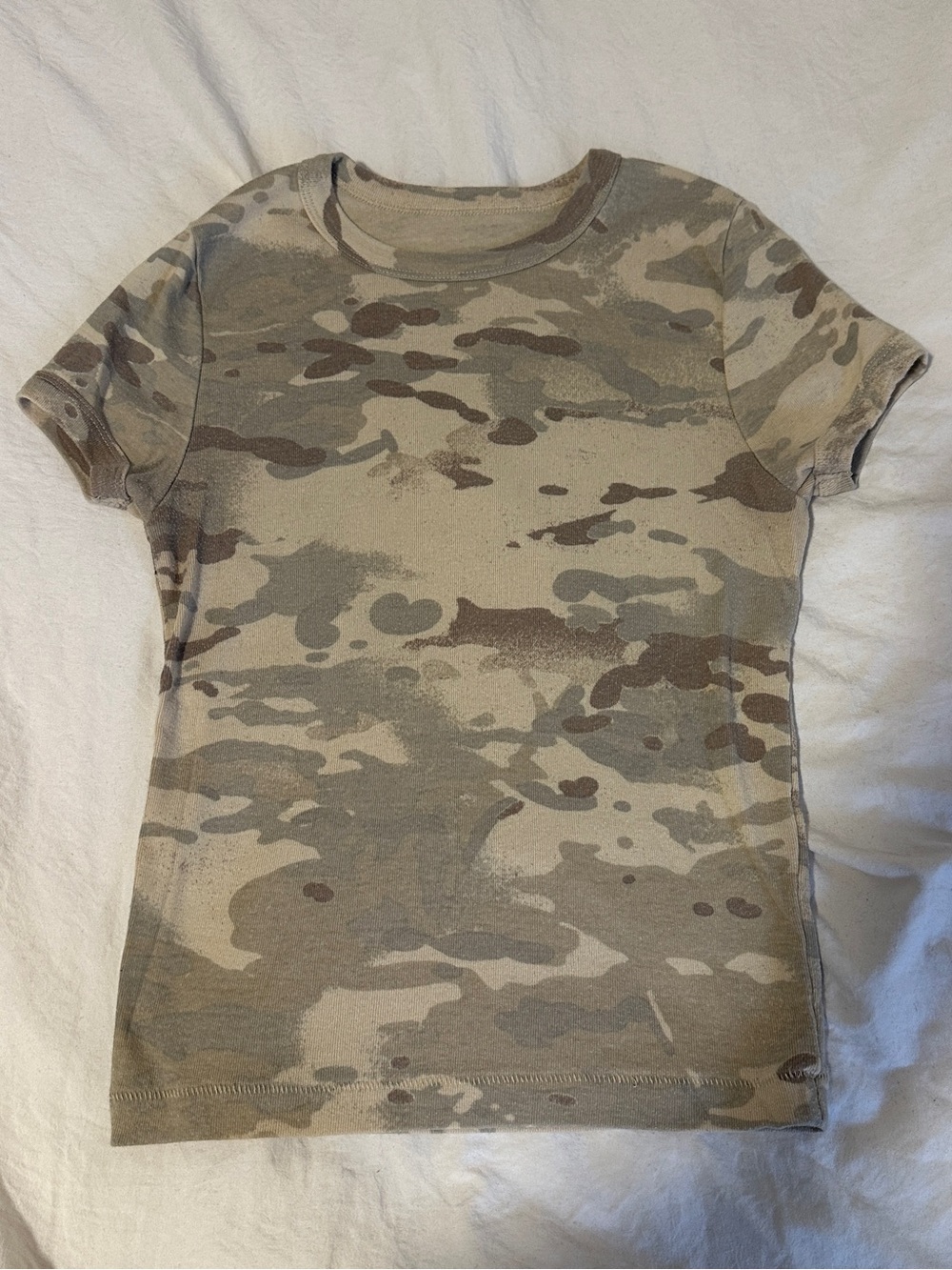 BDG Camo Graphic Short Sleeve Tee Size Small